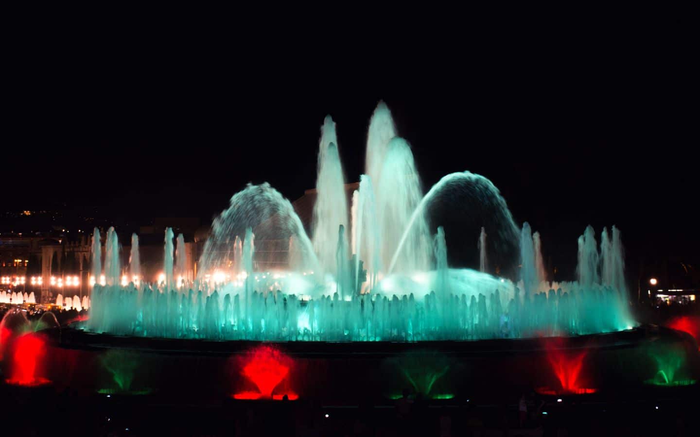 Magic Fountain Show in evening