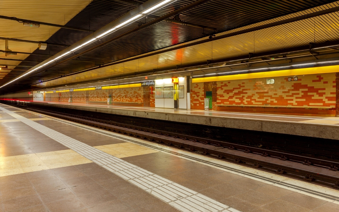 Metro station Barcelona