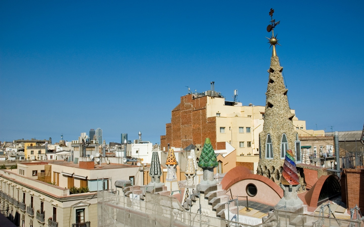 Palau Guell attraction in Barcelona