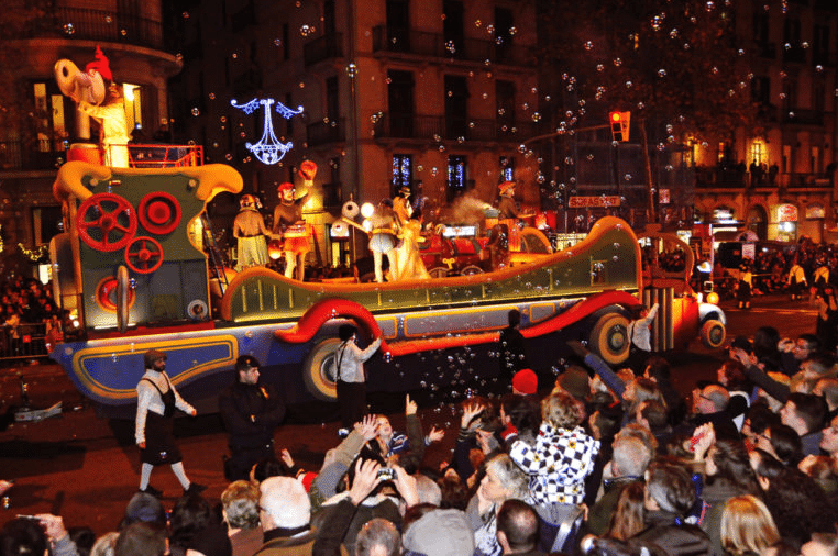 Father Christmases Parade barcelona
