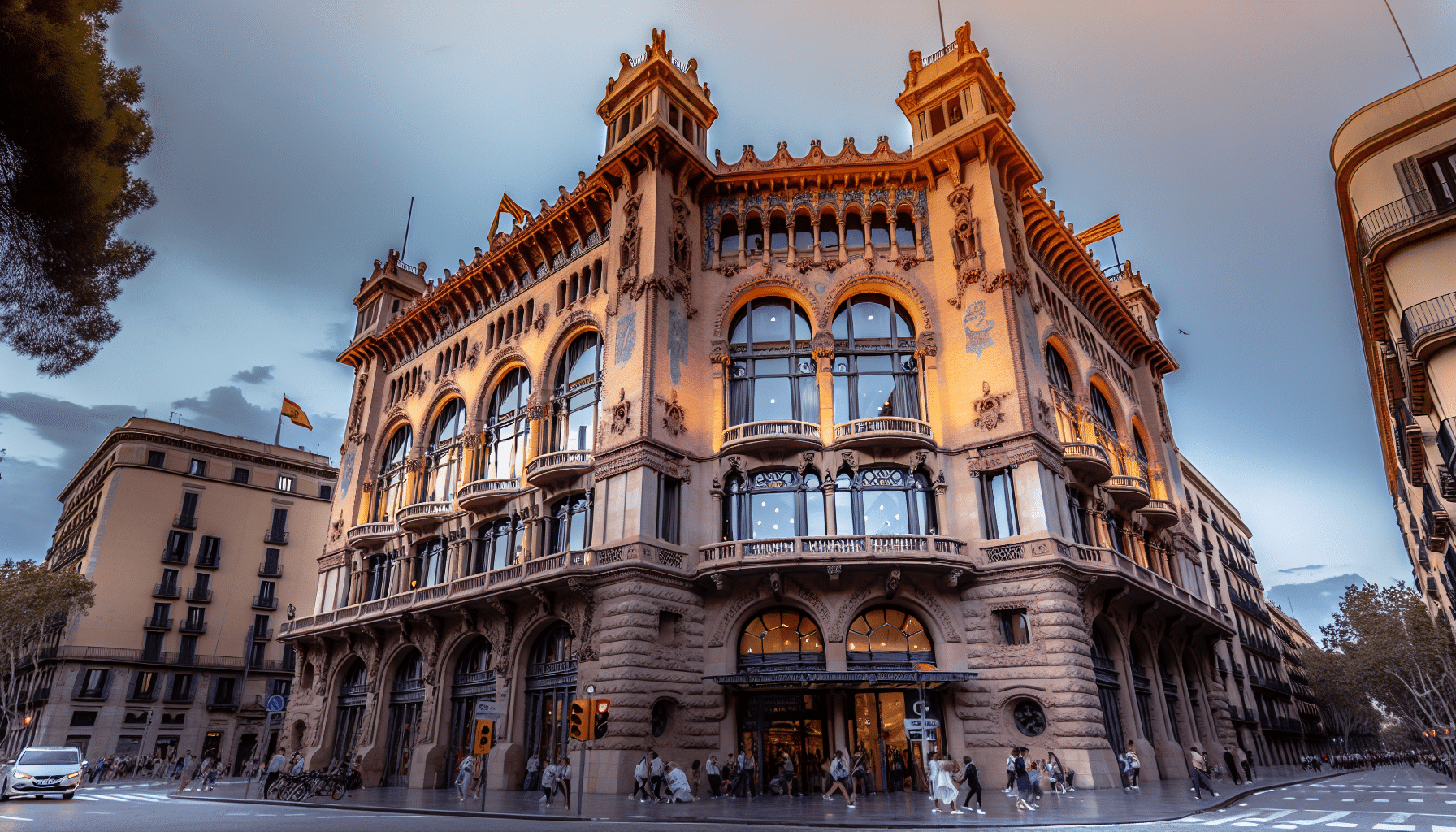 Palau de la Música, an architectural marvel hosting concerts in Barcelona